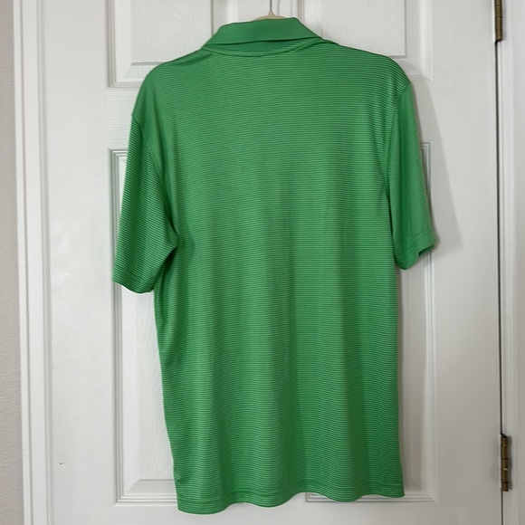 Slazenger Mens Green Stripe Golf Polo Size M - Picture 3 of 3